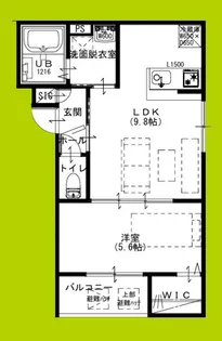 Raffine貝塚【3階】の間取り
