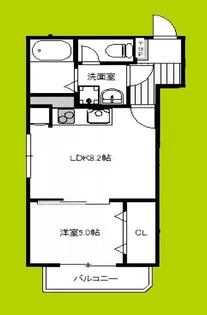 ブランノワール【1階】の間取り