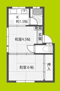 グリーンハイツ【3階】の間取り