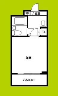 ヴェルデ阿倍野【3階】の間取り