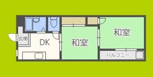 コーポ中宮【3階】の間取り