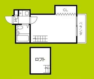 レインボー天下茶屋【2階】の間取り