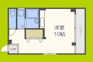 パークシティ長居【4階】の間取り
