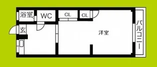 エクセル今里マンション【2階】の間取り