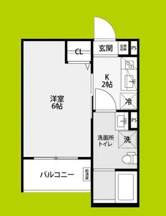CRASTINE住吉大社【1階】の間取り