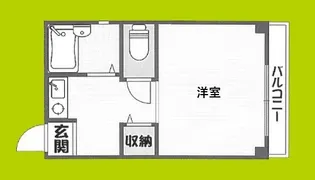 プチコート今里【2階】の間取り