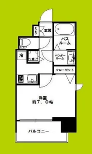 スワンズシティ北堀江【10階】の間取り