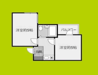 花kawa【3階】の間取り