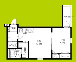 フジパレス西湊III番館【3階】の間取り