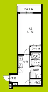 フジパレス西湊II番館【2階】の間取り