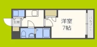 ベルエ難波西【4階】の間取り