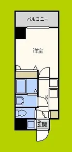 シャルマンフジ大阪城南【9階】の間取り