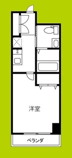 エステムコート難波サウスプレイスIIIラ・パーク【3階】の間取り