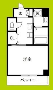 クレビオス難波EAST【6階】の間取り