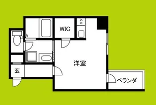 プレサンス難波南アーバニッシュ【8階】の間取り