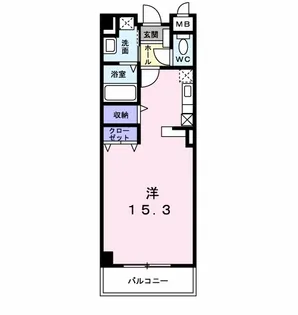 セレンディピティ O・V【1階】の間取り