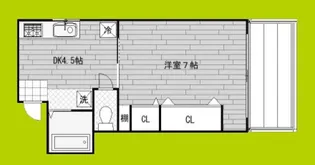 藤原マンション2番館【4階】の間取り