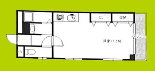 クレセール春日出2【4階】の間取り