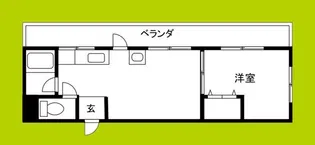 ニューハイツ川端【1階】の間取り