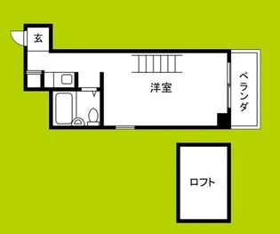 珈琲会館【6階】の間取り