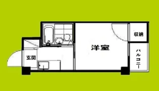 白樺ハイツ清水II【1階】の間取り