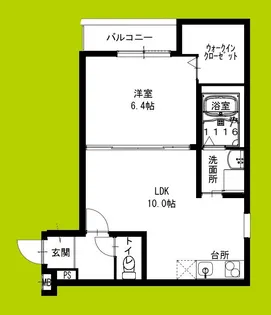 フジパレス堺北長尾III番館【1階】の間取り