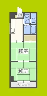 新菅原マンション【4階】の間取り