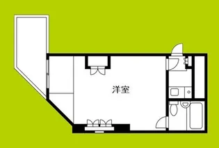 グロースハイツ東三国【4階】の間取り