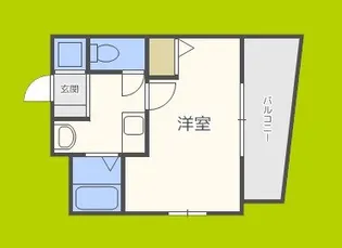 エスリード東梅田【9階】の間取り