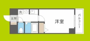エスリード福島駅前【4階】の間取り