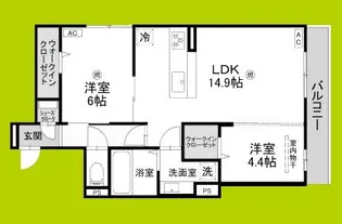 Azu Grace【3階】の間取り