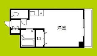 オーサムMK鶴橋【3階】の間取り