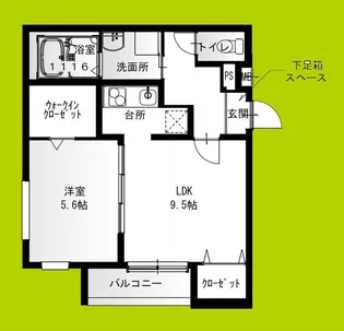 フジパレス今川公園東III番館【2階】の間取り