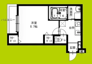 フジパレス今川公園東III番館【3階】の間取り