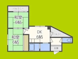 コーセー5番館【4階】の間取り