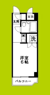 アヴェール京橋【2階】の間取り