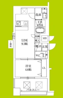 スプランディッド新大阪VIII【11階】の間取り