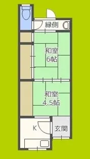 あけぼの荘【2階】の間取り