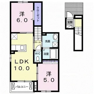 キャンファーウッド【2階】の間取り
