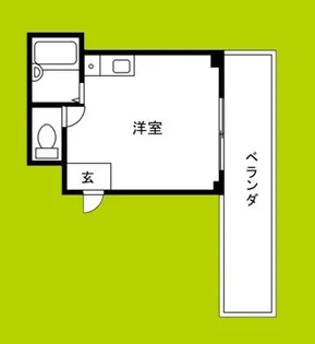 ライズワン下新庄【5階】の間取り