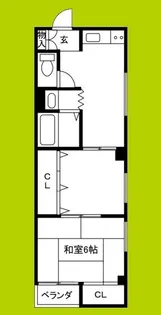 和光第6ハイツ【3階】の間取り