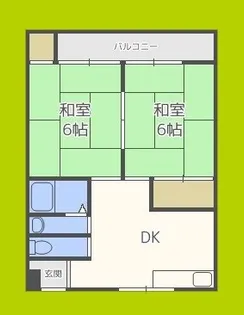伸晃マンション【3階】の間取り