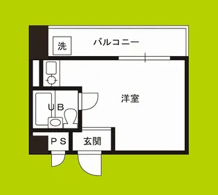 リーガル塚本III【6階】の間取り