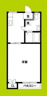 弁天町土居マンション【4階】の間取り