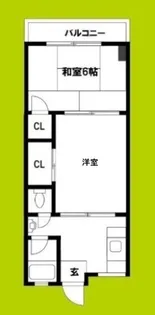 マンション太平2号館【5階】の間取り