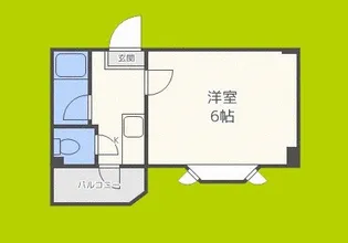 リヴァー住之江【4階】の間取り