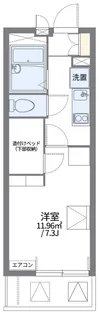 レオパレス幸【2階】の間取り