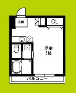 ハイムリバーサイド【4階】の間取り