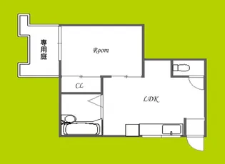エスポワール参番館【1階】の間取り