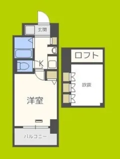 エステムコート難波ミューステージ【6階】の間取り